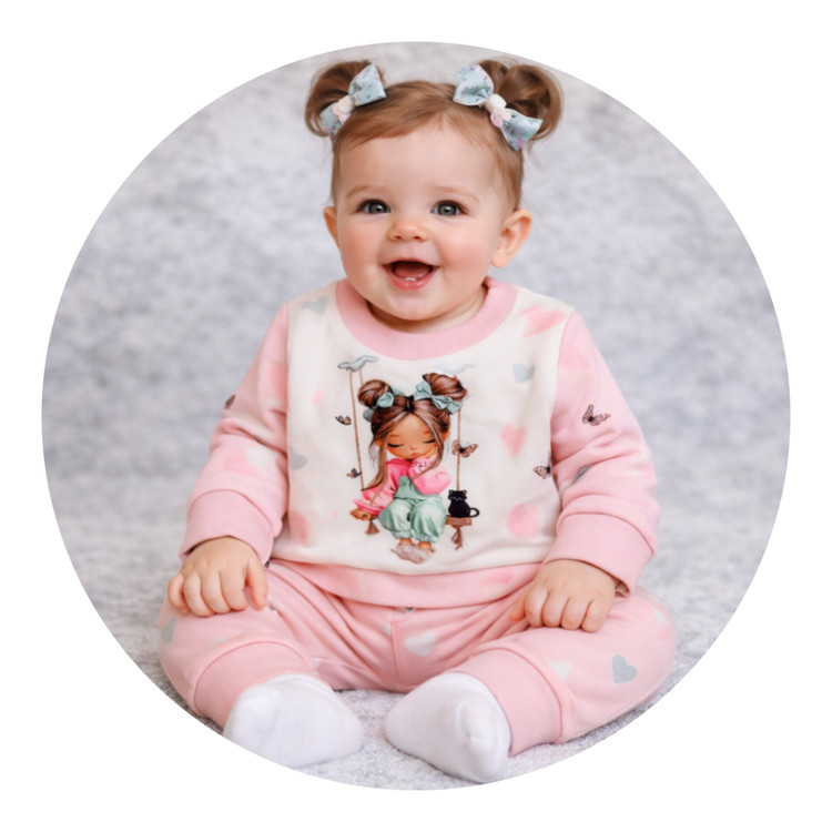 بلوز شلوار تاپب و دختر فانریپ دخترانه